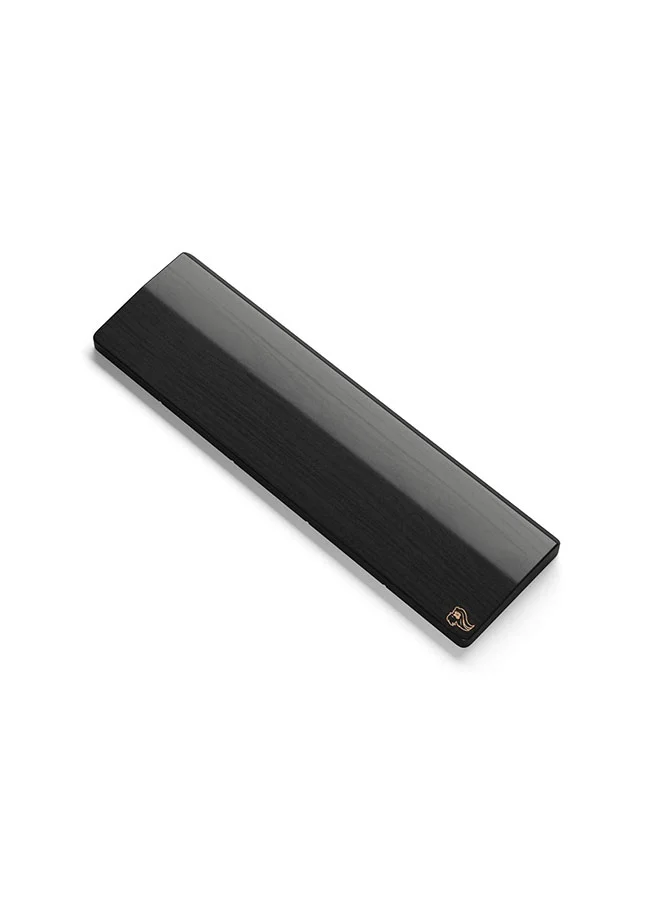 Premium Wooden Wrist Rest for TKL Mechanical Keyboards Ergonomic Palm Support (Black, 36cm) gz8n9