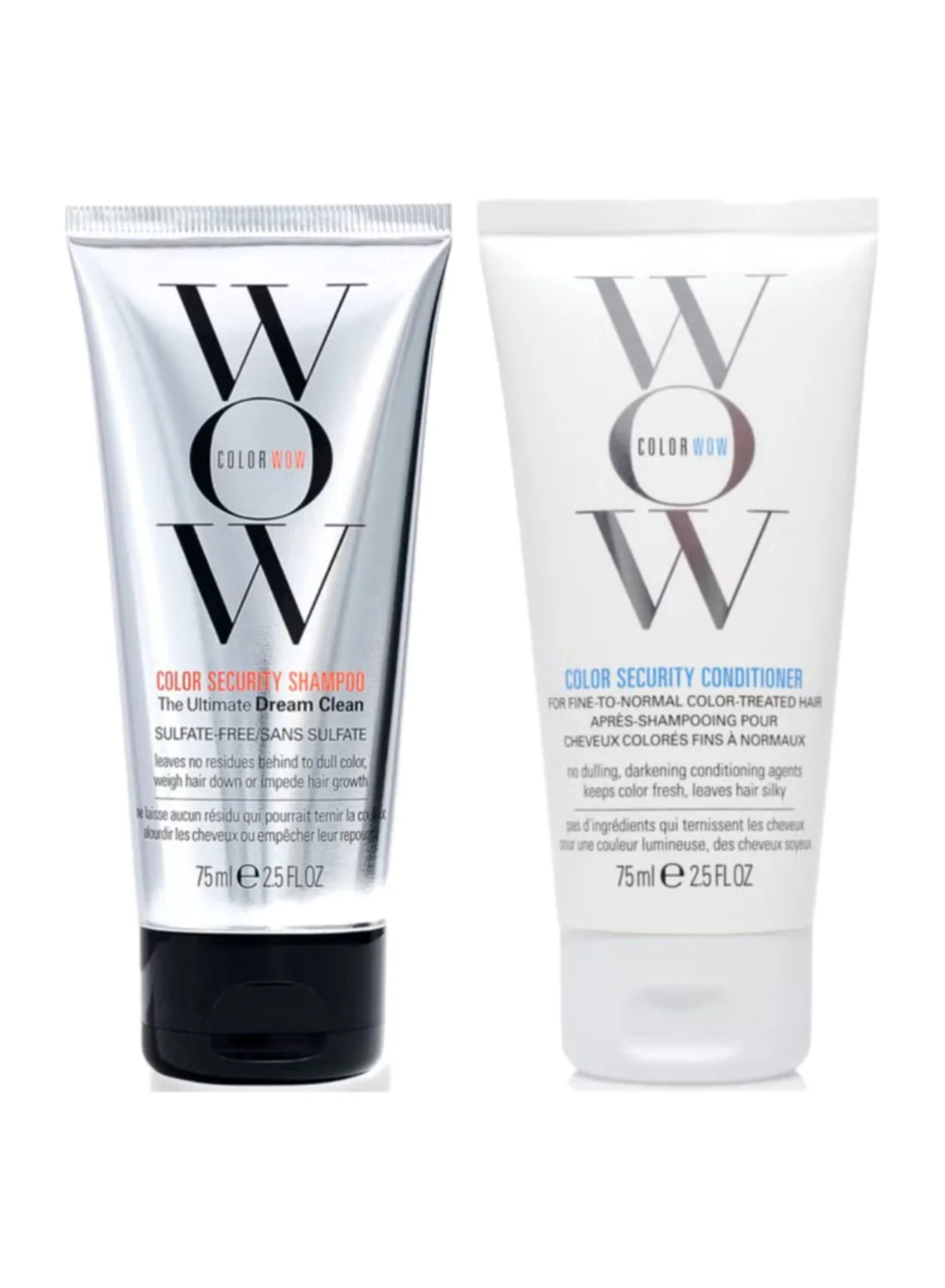 Premium Hair Care Shampoo and Conditioner Travel Set (Color-Safe Formula, 2 x 75 mL) rvwiz