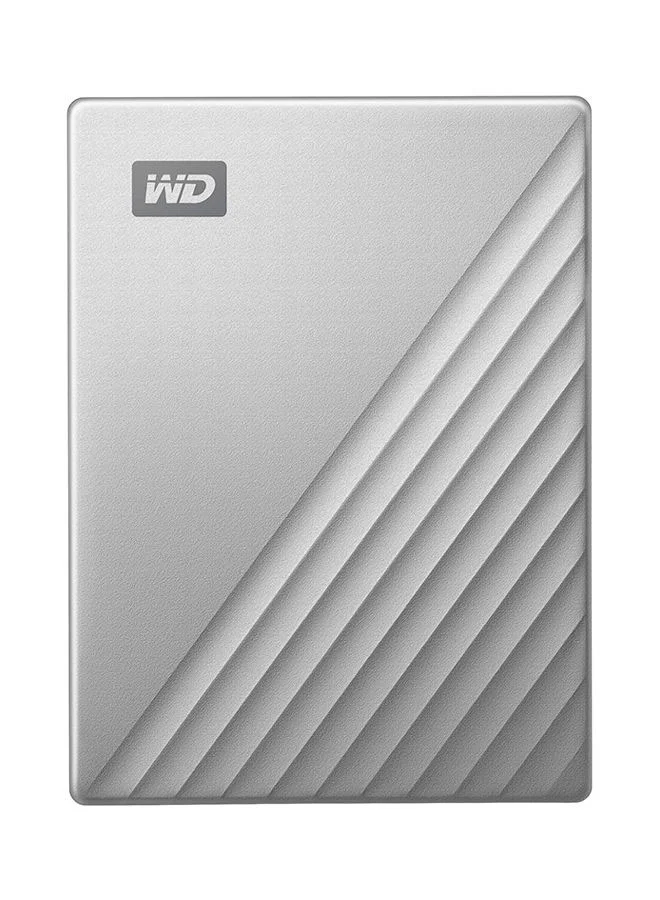 Portable External Hard Drive 2 TB High-Speed Data Storage Device (Silver, 2 TB) dkxzd