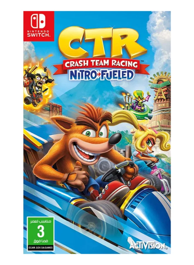 Crash Team Racing Nitro-Fueled Video Game for Nintendo Switch (Standard Edition, Physical Media) nokcs