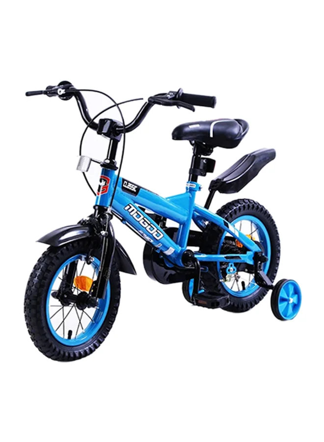 MOGOO Classic Kids Road Bike with Adjustable Seat (Blue Black, 12-Inch Wheel) q05o3