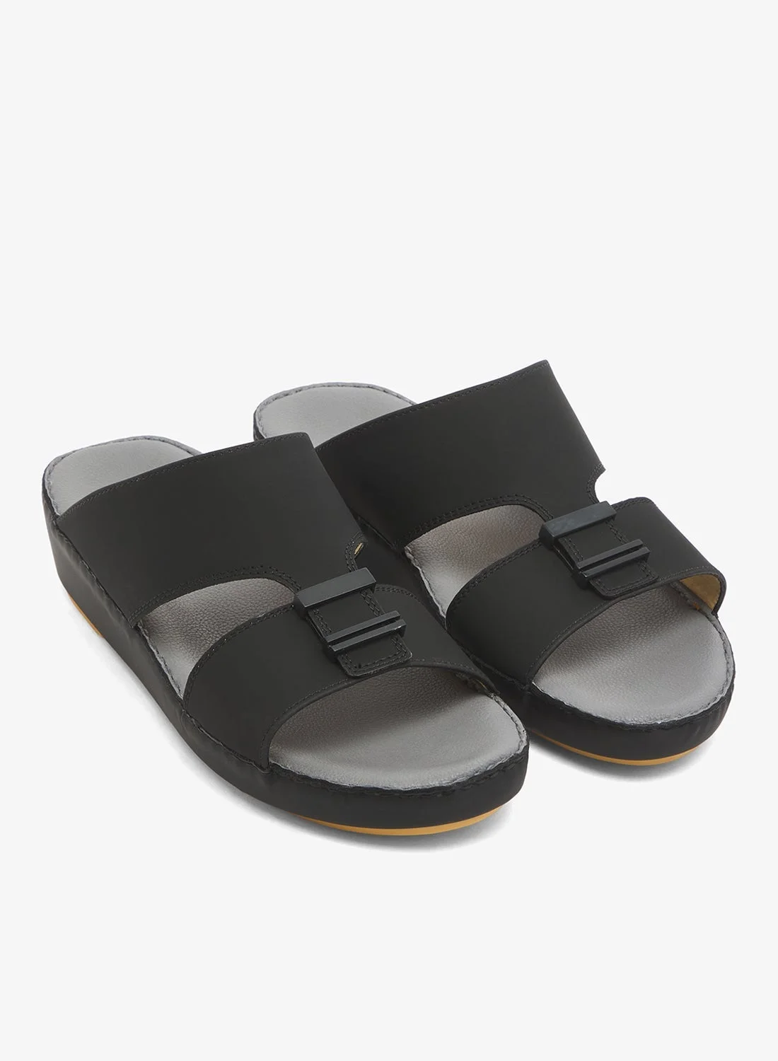 Robert Wood Arabic Traditional Slippers Premium Leather Flat Sandals For Men ukyw5