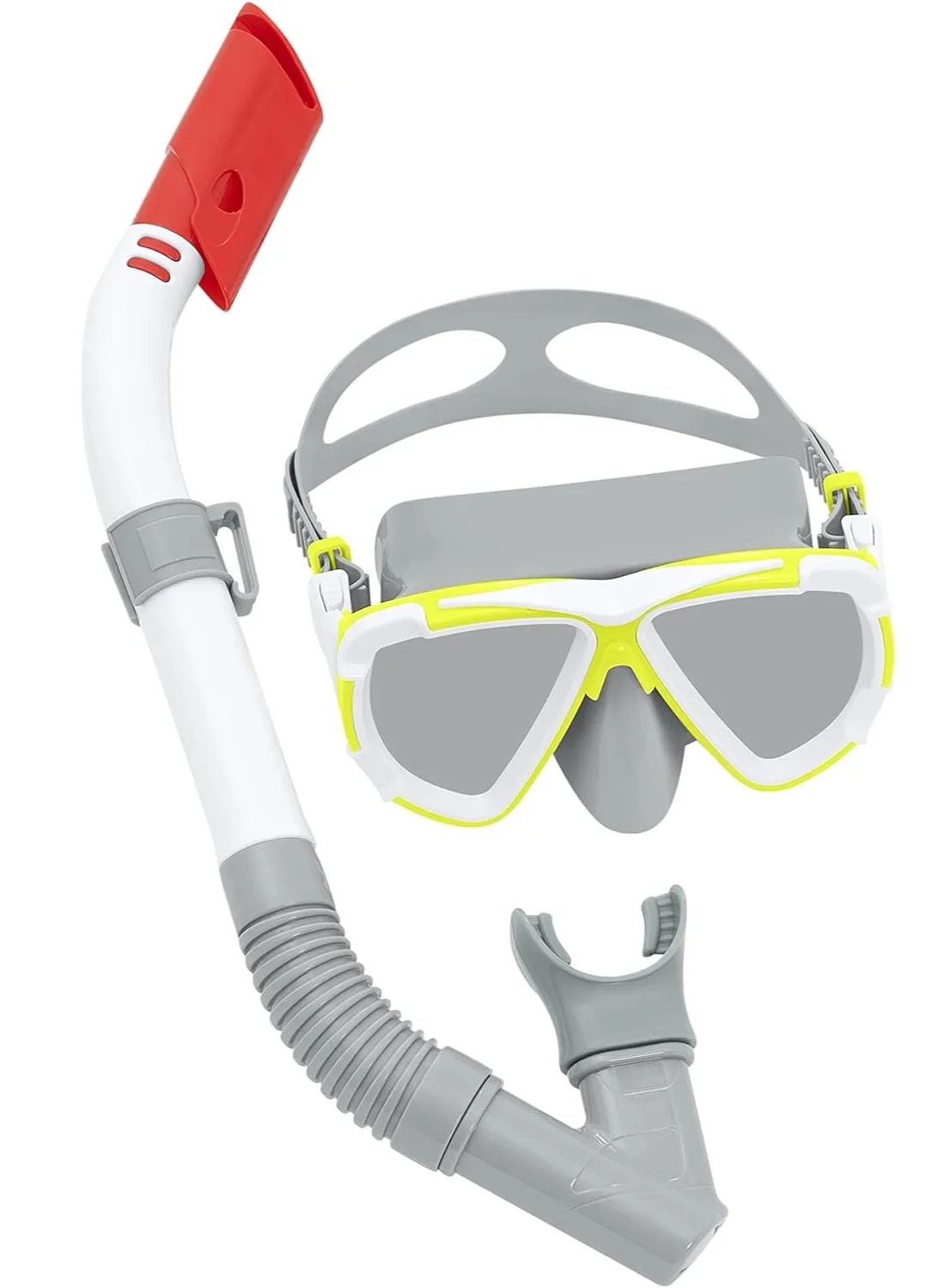 Hydro-Pro Dive Mask and Snorkel Set Premium Underwater Swimming Gear for Kids (One Size) uemaa