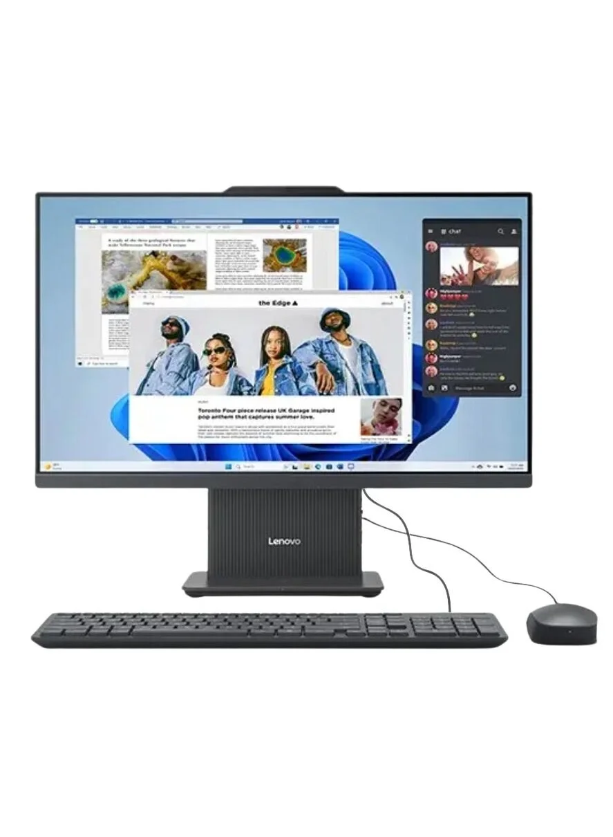 Premium All-in-One Desktop Computer, 23.8-inch FHD Display, Intel Core i5 Processor, 8GB RAM, 512GB SSD, Windows 11 Pro (Luna Grey) 0v3r8