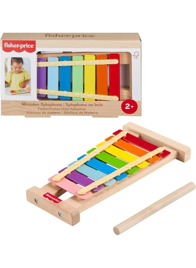 Premium Wooden Xylophone Musical Instrument for Toddlers Educational Developmental Toy (2 Wood Mallets) qwjq6