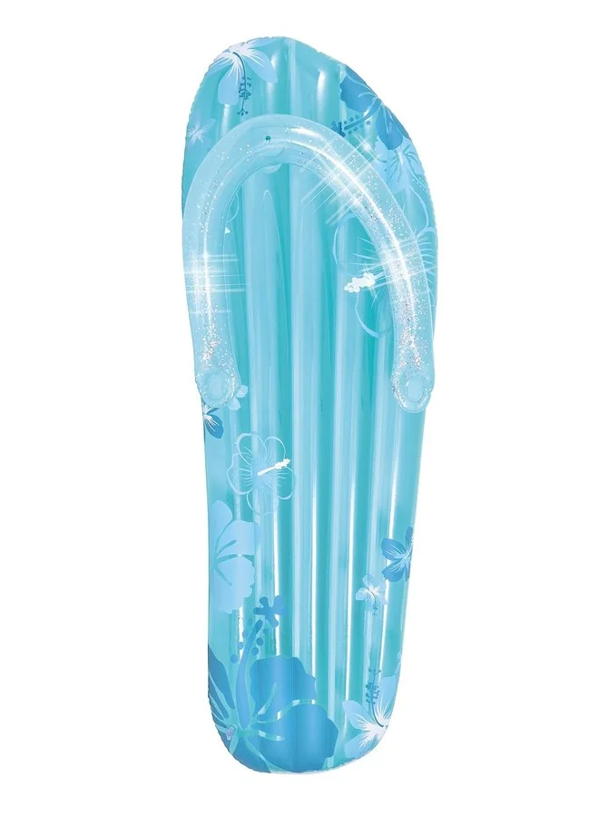 Jilani Inflatable Pool Lounger Mat Premium Floating Slipper Float for Adults (Blue, 180 cm x 70 cm) b1jxz