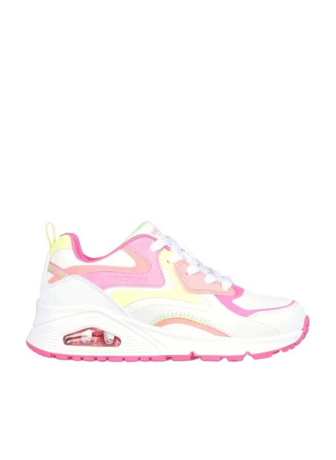 Premium Athletic Comfort Sneakers for Women Lightweight Breathable Walking Shoes (White, 38 EU) p4dit