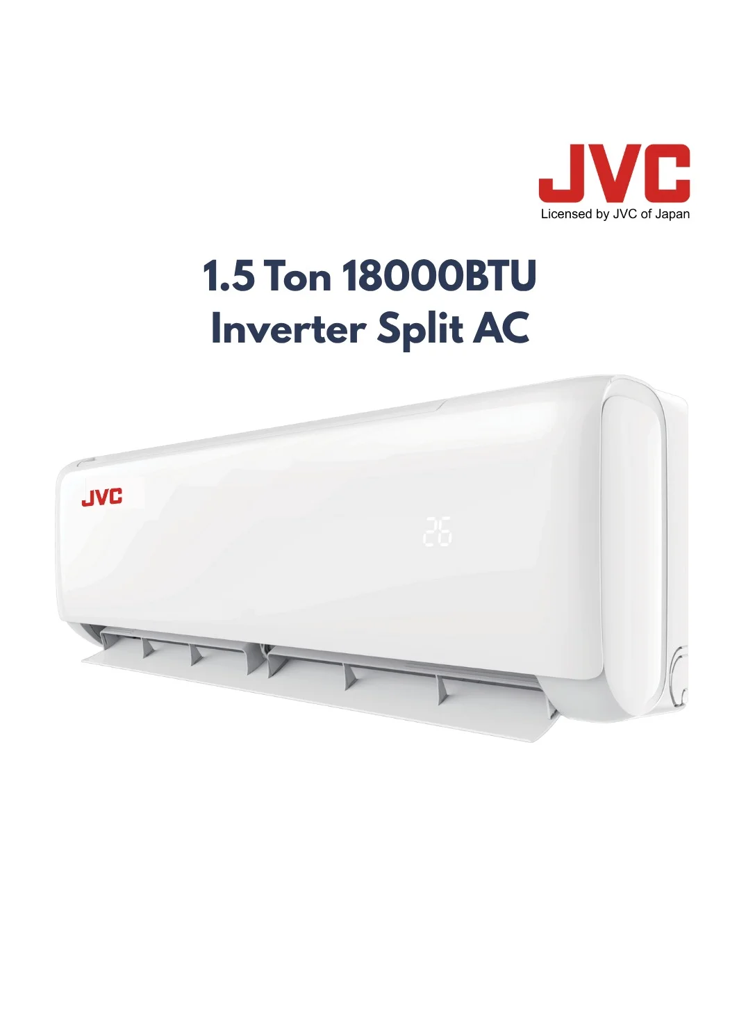 Premium Inverter Split Air Conditioner 1.5 Ton 18000 BTU T3 Rated with Gold Fin Condenser (Gold, 1.5 Ton) ve5nb