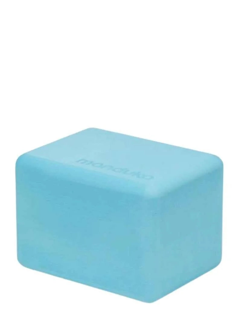 Premium Mini Yoga Block Lightweight EVA Foam Support for Travel and Stretching (Aqua, 10 cm) 1nm2u