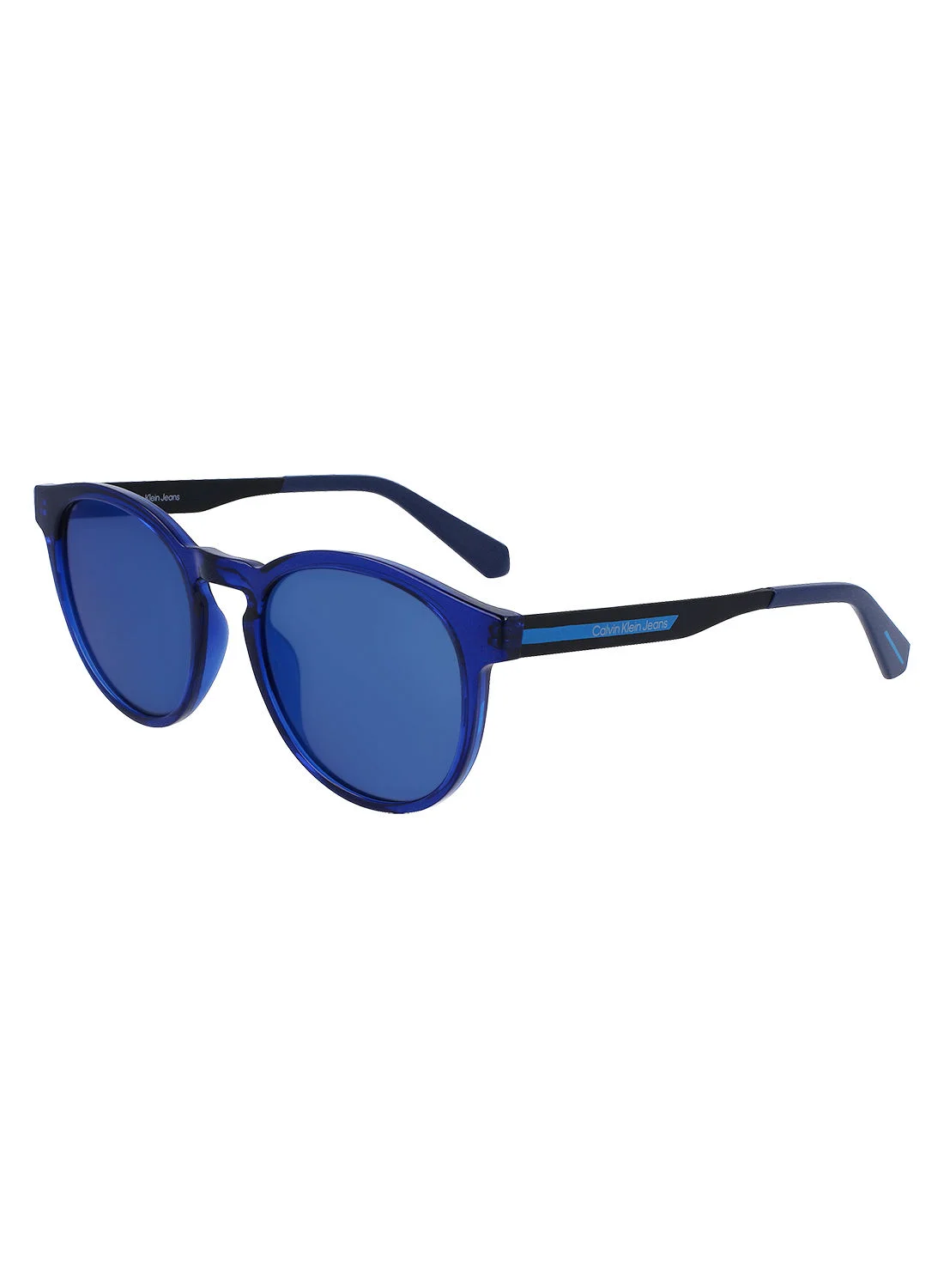 Premium Bio-Injected P-3 Sunglasses Full Rim Frame for Men and Women (Blue, 52mm) sk1x0