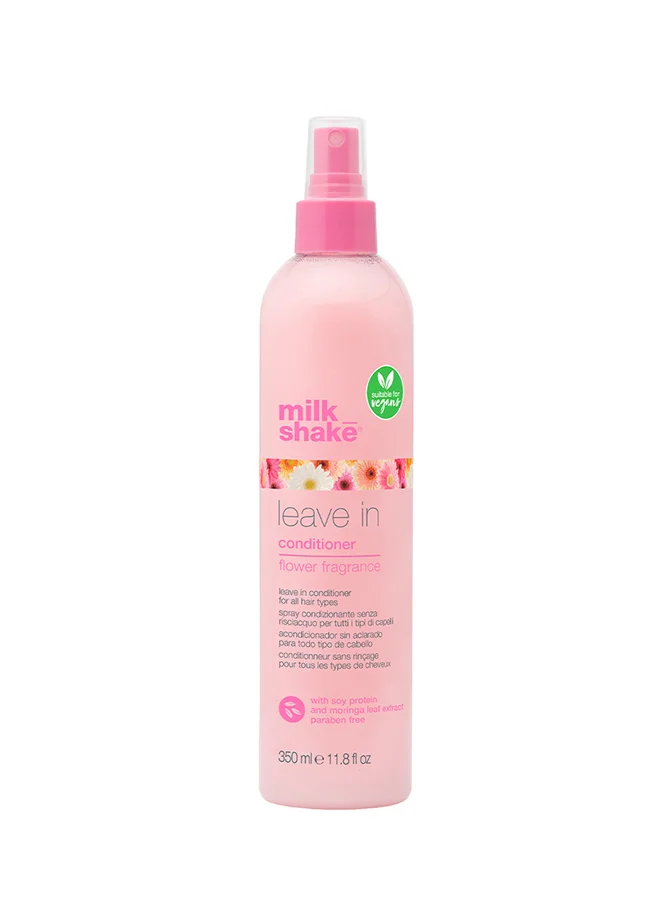 Milk Shake Leave-In Conditioner Flower Spray Hydrating Detangler for Color-Treated Hair (350 mL) m84c2