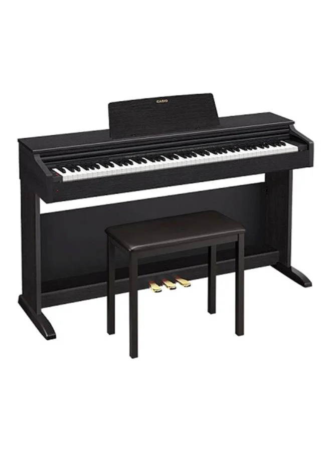 Premium Digital Piano 88-Key Weighted Action Keyboard with Built-in Speakers and Sustain Pedal (Black, Full Size) 85nvo