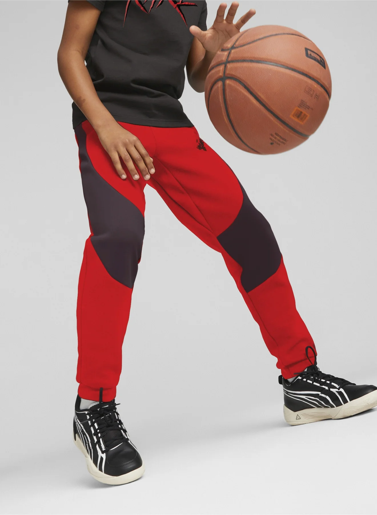 Sport Kids Boys Pants Premium Athletic Trousers for Youth (Black, 140 cm) 4iigo