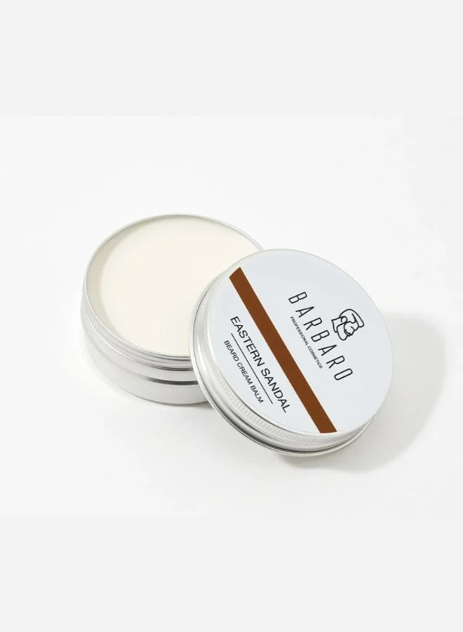 Barbaro Eastern Sandalwood Beard Cream Balm with Hyaluronic Acid and Keratin (50g) ipmia