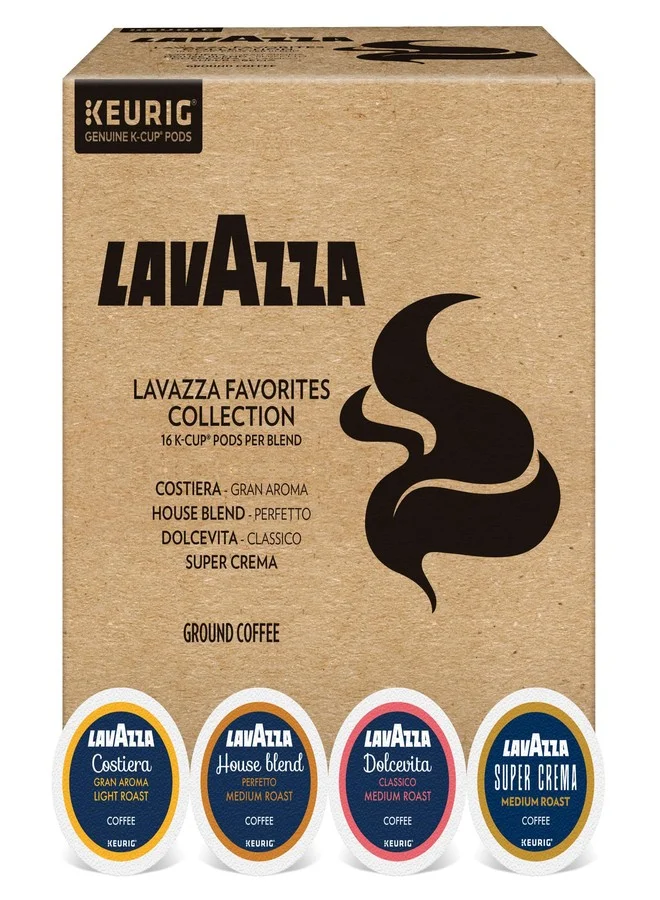 Premium Coffee Variety Pack Light and Medium Roast Single Serve Pods (64-Count) 3mtp9
