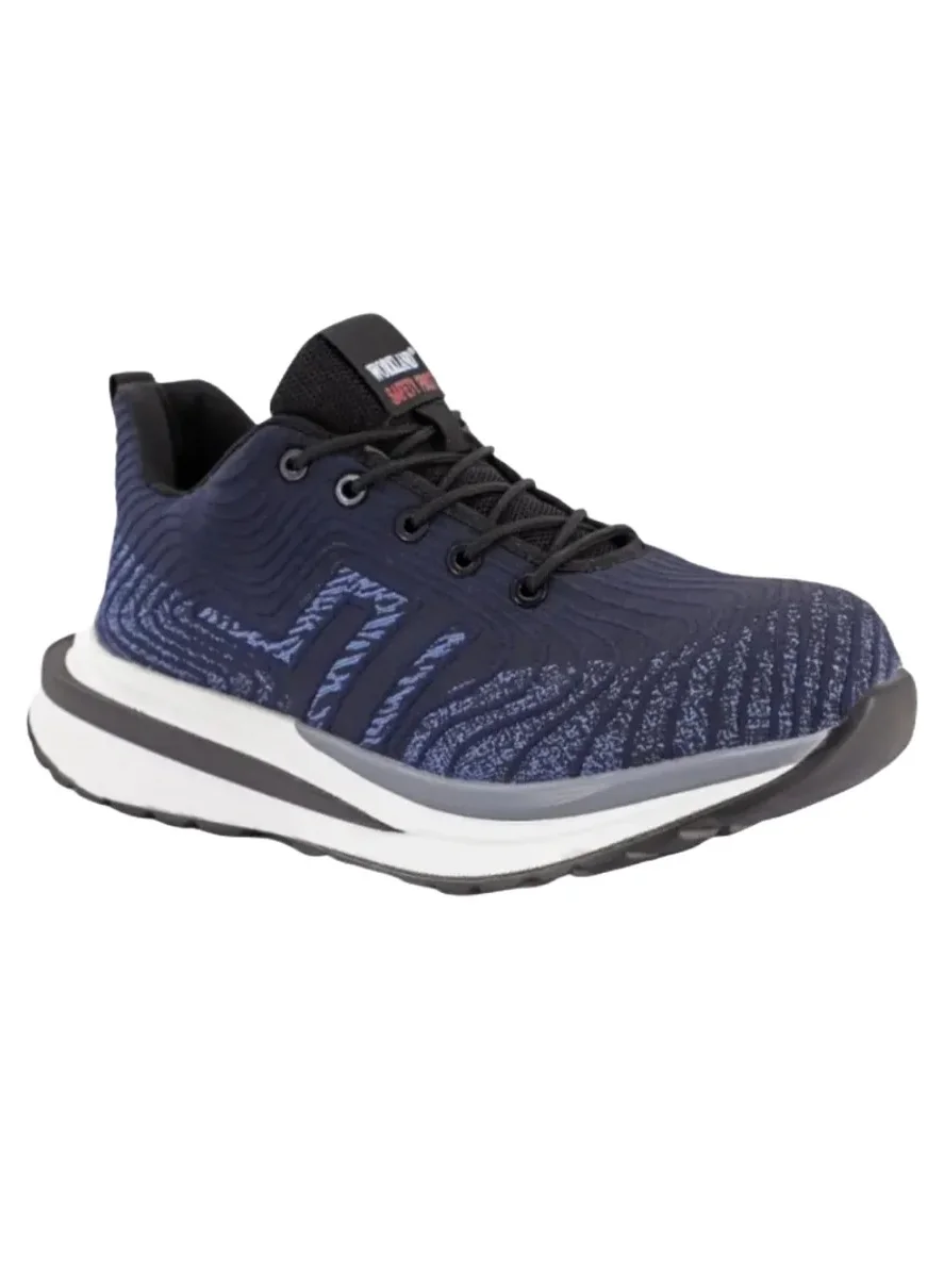 Workland Low Ankle Non-Metal Safety Shoe Lightweight Industrial Footwear for Men (Navy Blue) 48qw9