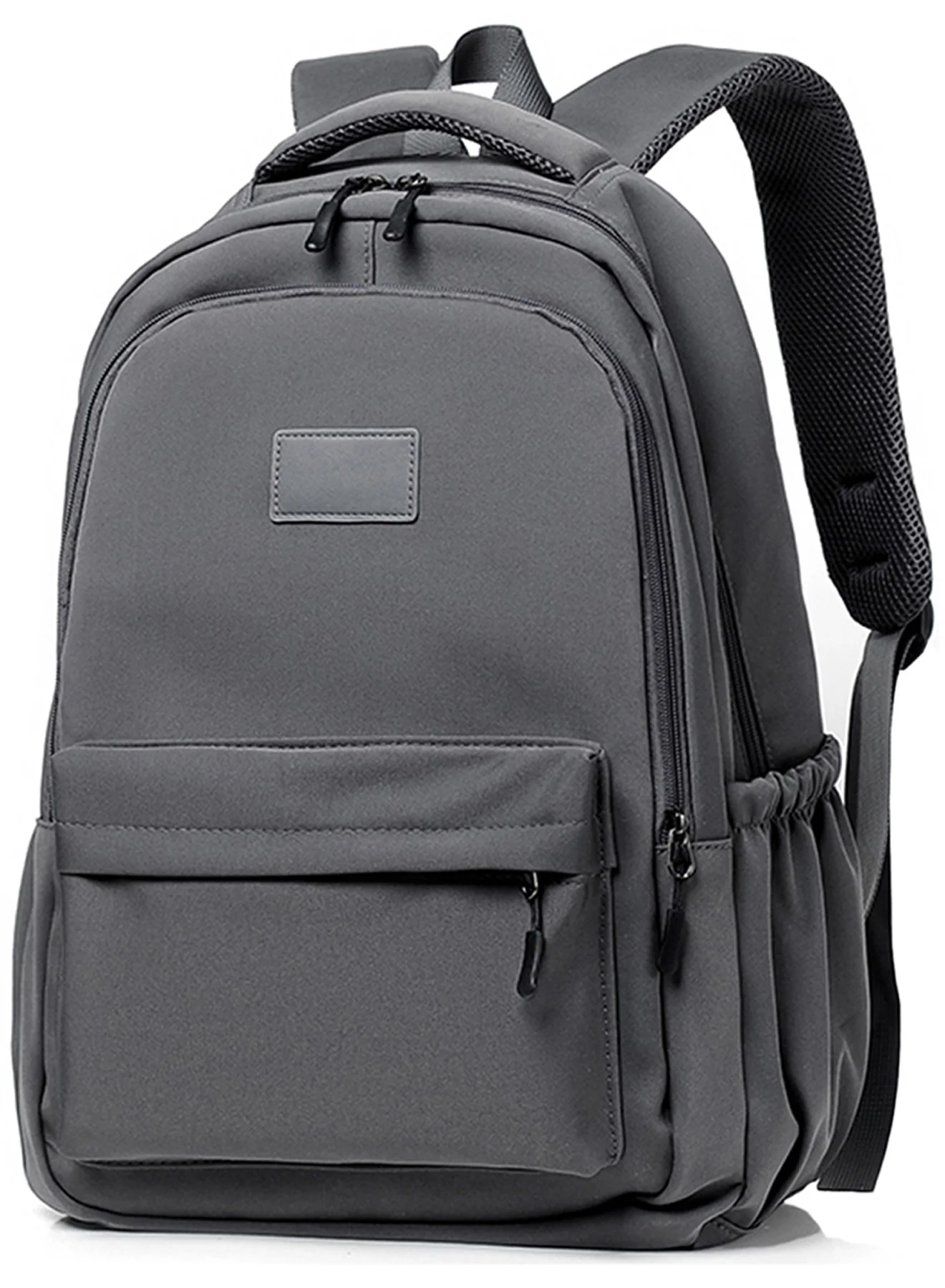 Qiccijoo Premium Travel Laptop Backpack Durable Business Computer Bag for Men and Women (Grey, Fits 17 Inch Notebook) nmmd6