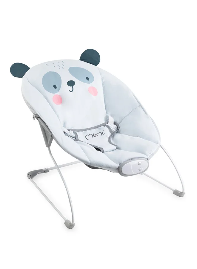 Momi Baby Recliner Bouncer with Sensory Music and Vibration (Grey, 1-Pack) imkiz