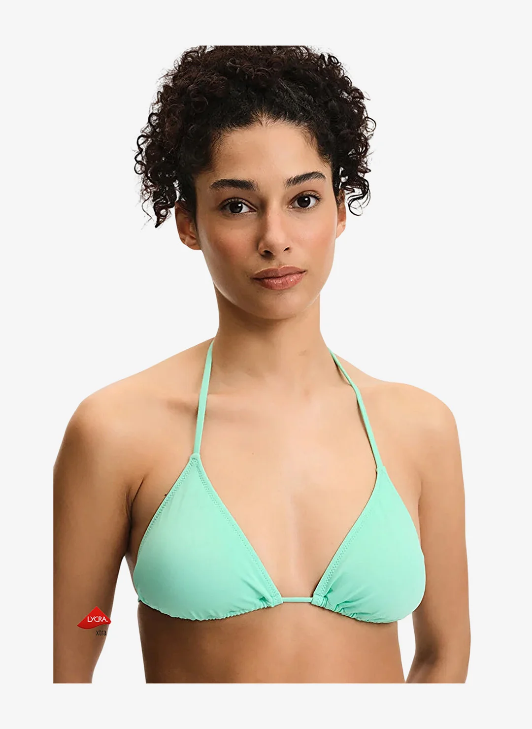 Penti Women Triangle Bikini Top Premium Polyamide Swimwear (Mint, One Size) y2vcm