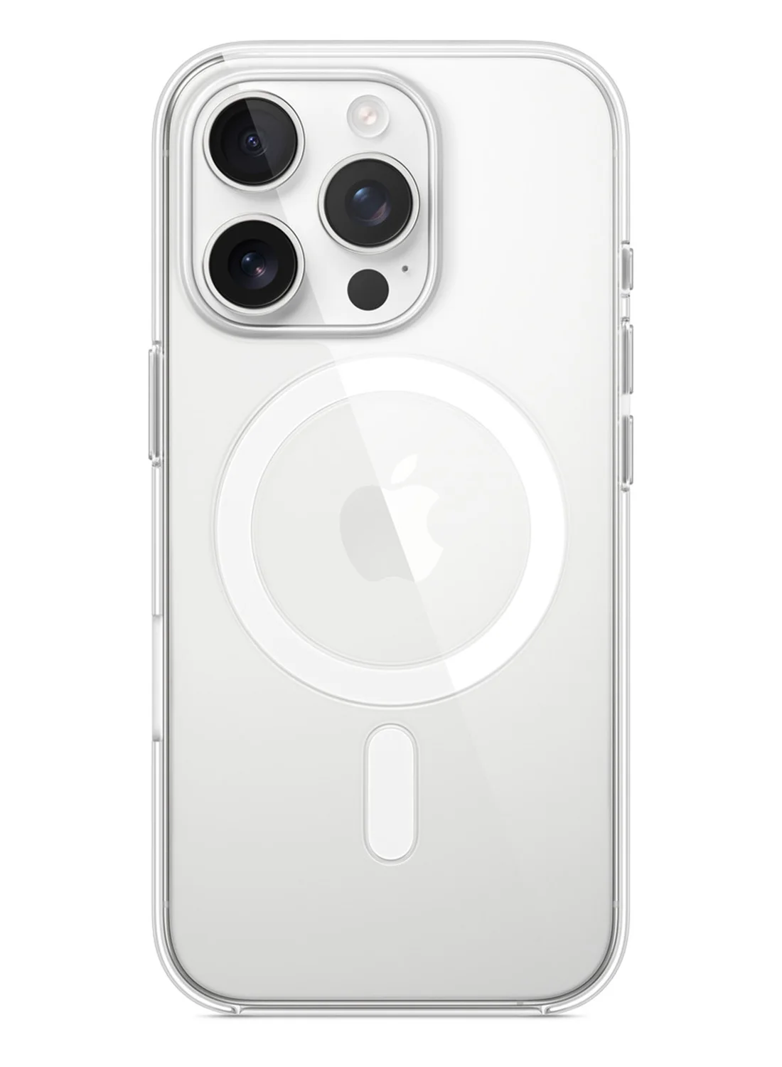 Premium Smart Protective Case for Smartphone 16 Pro with Magnetic Charging Support (Clear) fi5gt