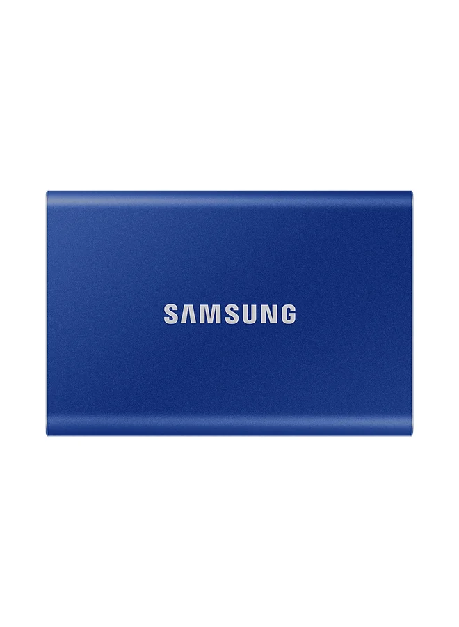 Ultra-HD Portable SSD External Hard Drive (1TB, Blue) High-Speed USB 3.2 Gen.2 NVMe Storage for Data Backup and Media Transfer zw4k6