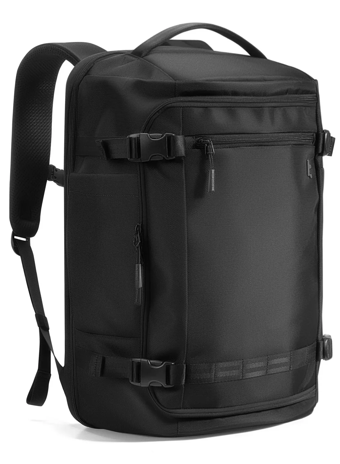 Navigator-T67 Tactical Travel Backpack 38L Water-Resistant Military Rucksack for 17.3 Inch Laptop (Black, 38L) jcnce