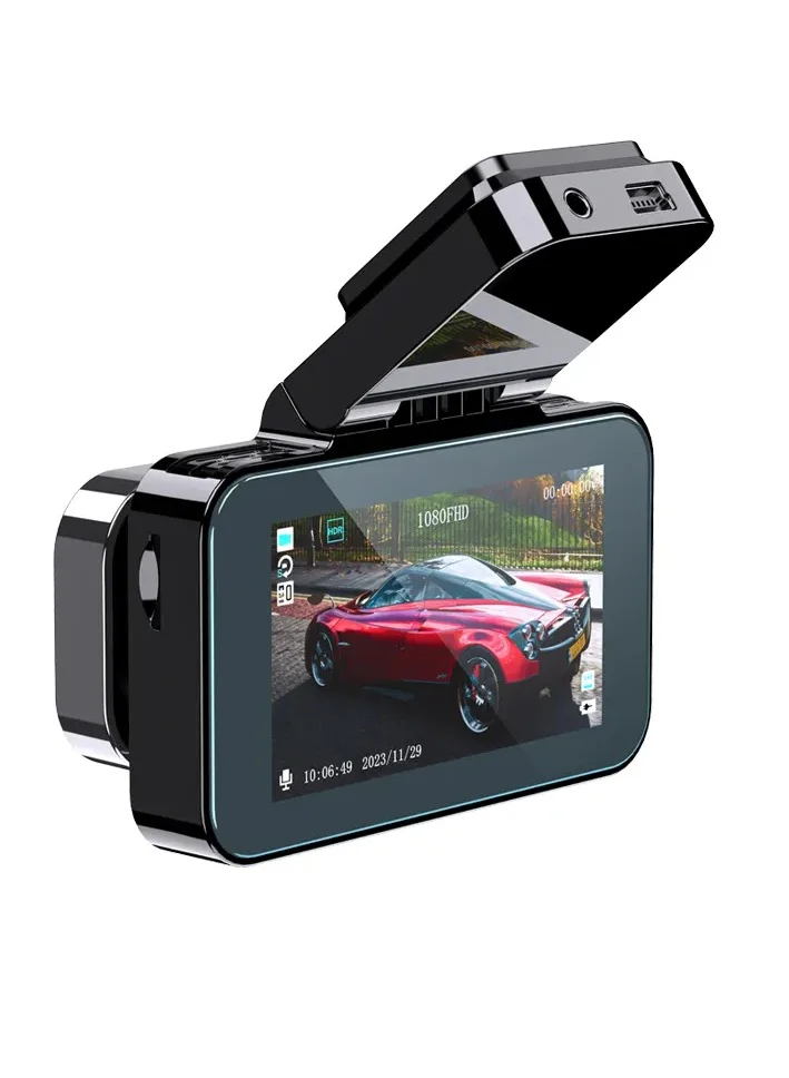 Premium 2-in-1 Dashboard Camera with 3-inch HD Display and 128GB Storage Support for Vehicle Safety lx689