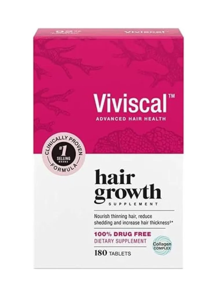 Premium Hair Growth Multivitamin Supplement for Women with Biotin Iron and Zinc (180 Tablets) 3jytd