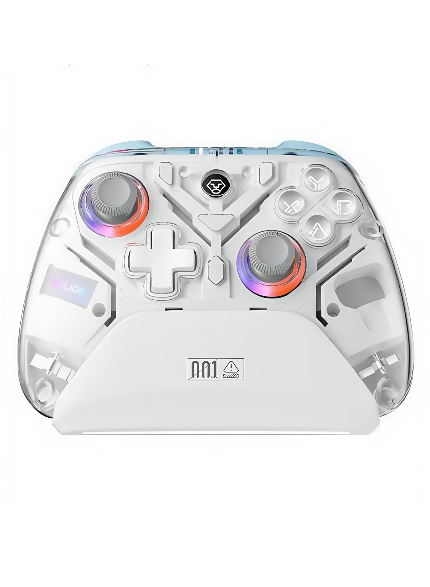AOLION Wireless Gaming Controller with Hall Effect Joysticks and RGB Lighting (Multi-Platform Compatibility, 1000mAh Battery with Charging Dock) qjuhj