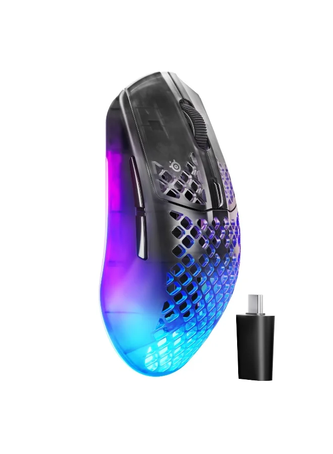 Premium Ultralight Wireless Gaming Mouse High-Precision Optical Sensor RGB Lighting (68g, Shadow) vwi4v