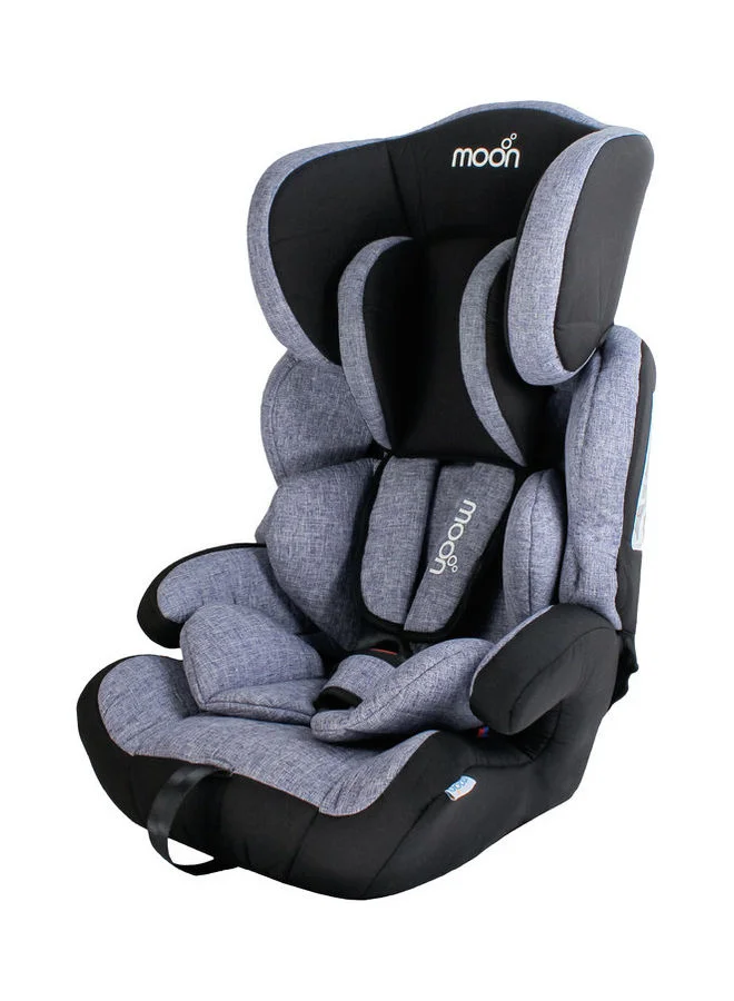 Moon Adjustable Car Seat Group 1/2/3 Premium Travel Gear with Headrest Support (Violet Black, 9 Months to 11 Years) byoic