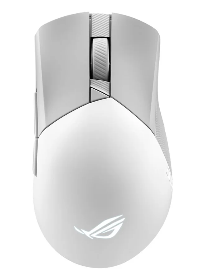 Premium Wireless Gaming Mouse High-Precision 36000 DPI Optical Sensor Ergonomic Design with 6 Programmable Buttons (White) mf3i5