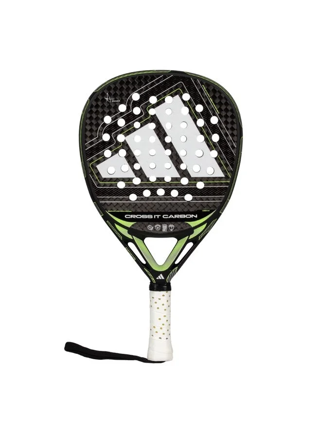 Premium Carbon Fiber Sport Padel Racket Professional Lightweight Performance Gear (Black, 360g) dyyss