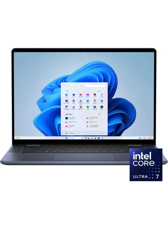 Premium 2-in-1 Touchscreen Laptop 16 Inch Display, Core Ultra 7 Processor, 32GB RAM, 1TB SSD, Windows 11 Home (Midnight Blue, 16 Inch) 85ntx