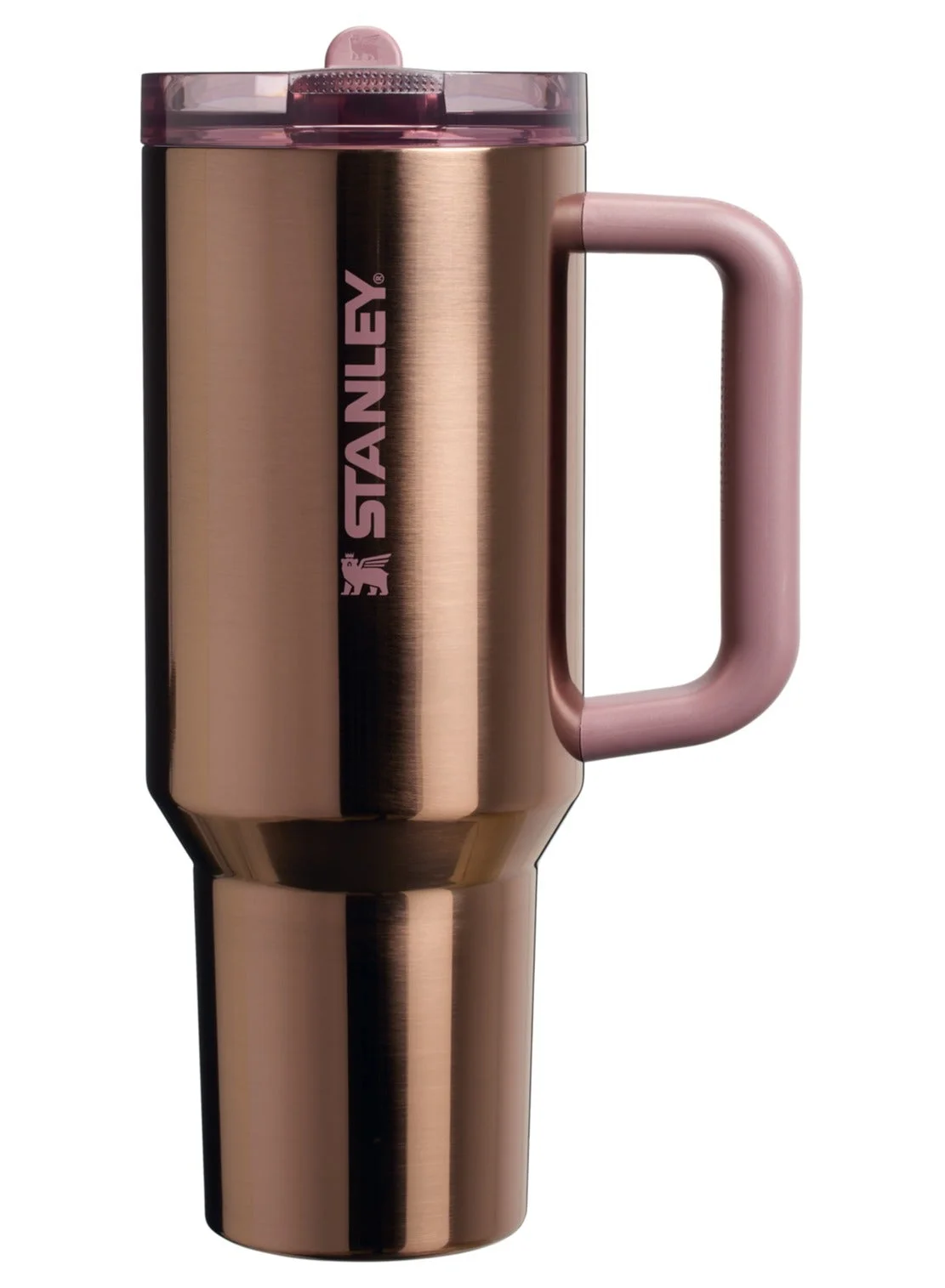 Premium Insulated Stainless Steel Tumbler with Flip Straw and Handle (1.18 L) - Travel-Friendly Leakproof Cup for Daily Use 0ip3o