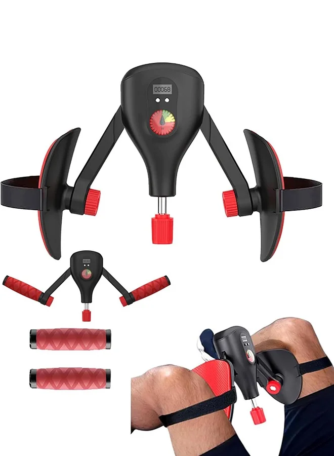 Garlo Adjustable Thigh Toner and Pelvic Hip Trainer (0-35kg Resistance, Premium Strength Exercise Equipment for Home Workout) 8pnrp