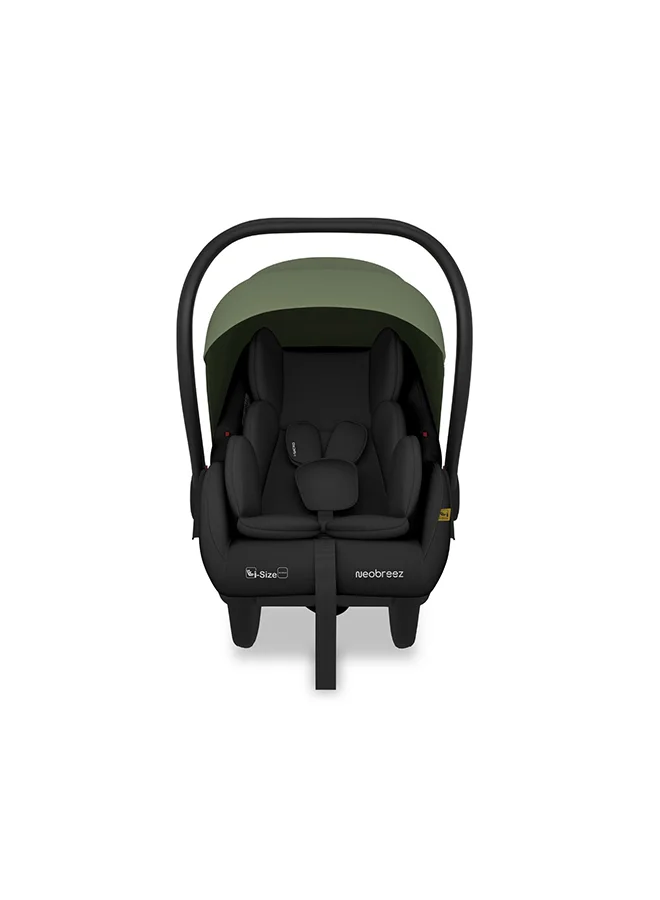 Neobreez I-Size Infant Travel Car Seat with Waterproof Canopy and 3-Point Harness (Group 0+, 13kg) h6sn9