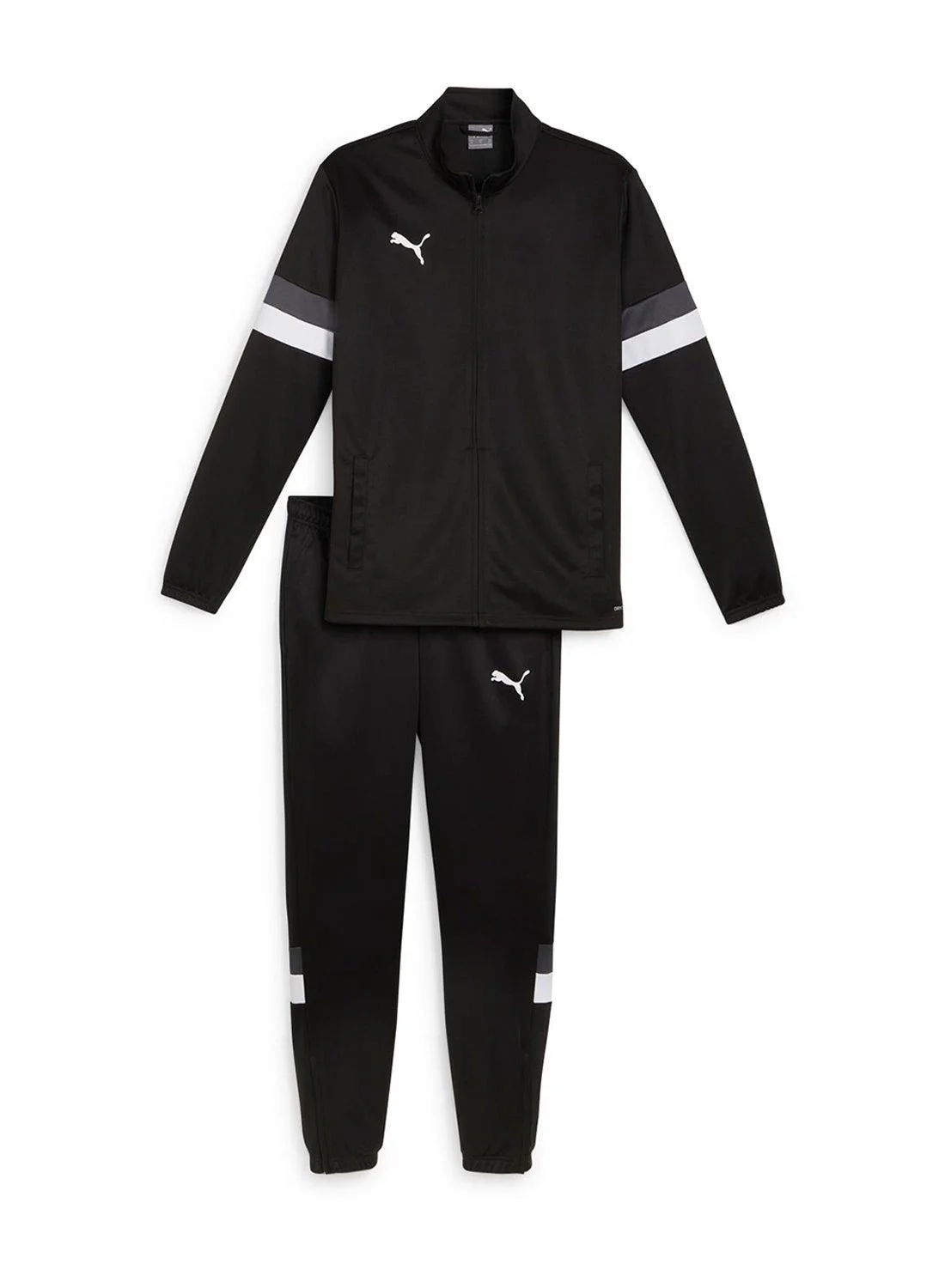 Sport teamRISE Tracksuit Premium Athletic Performance Set for Men (Black, Large) 3pn1g