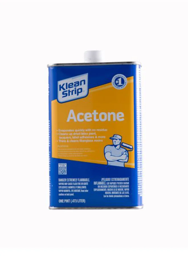 Premium Acetone Solvent for Professional Cleaning and Surface Preparation (1 Liter) 736gr