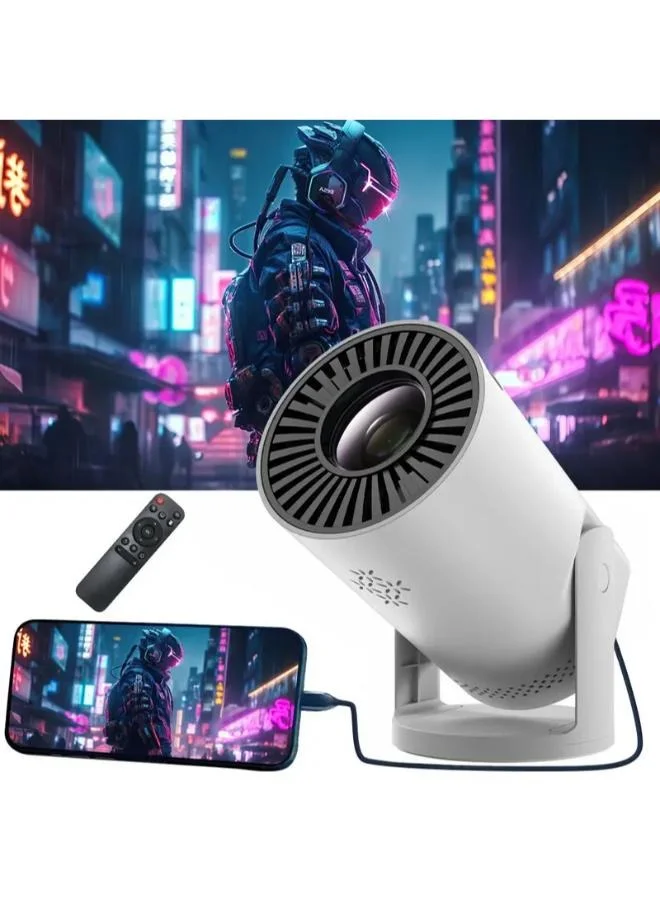Plynox Portable HD Projector 1080P Home Theater System for Outdoor and Office Use (Lightweight, 280g) kipn6