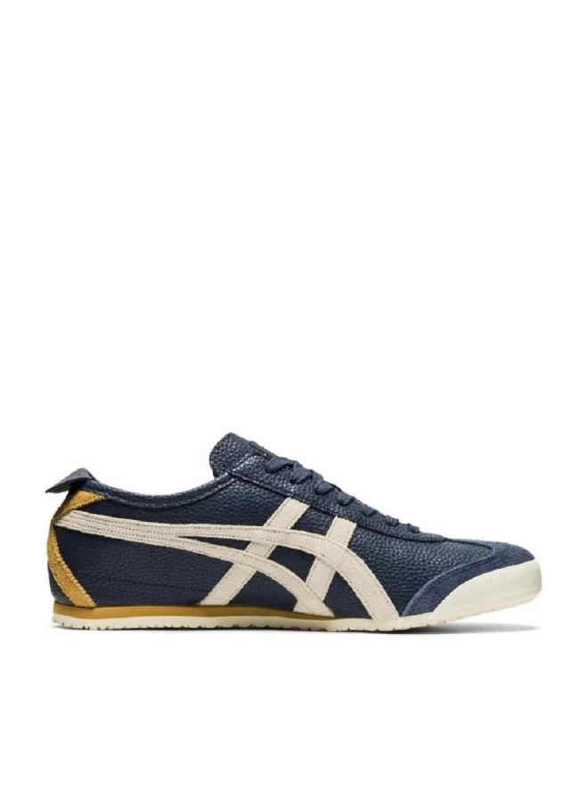 Premium Retro Colorblock Sneakers Lightweight Athletic Footwear (Navy Blue/Yellow, 42 EU) kf142