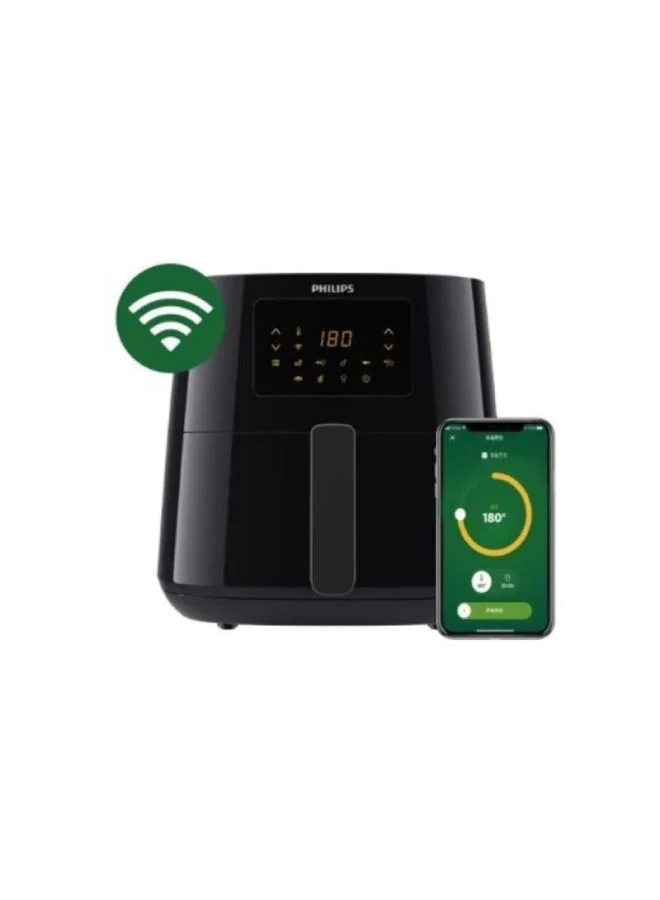 Professional Digital Air Fryer with Rapid Air Technology and Smart App Connectivity (Black, 6.2 L) 217wh