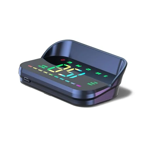 Liiiyuan M23 GPS Digital Heads Up Display Speedometer Projector for All Vehicles (Multi-Color, 1 Unit) i2idd