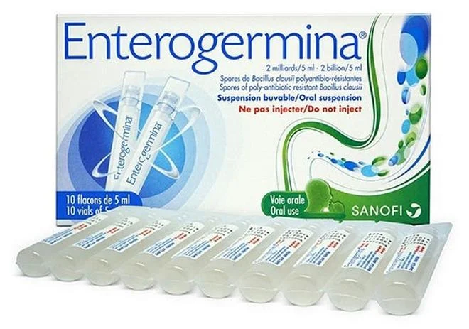 Probiotic Oral Suspension Digestive Support Supplement (10 Vials, 5 mL Each) 1j0mc