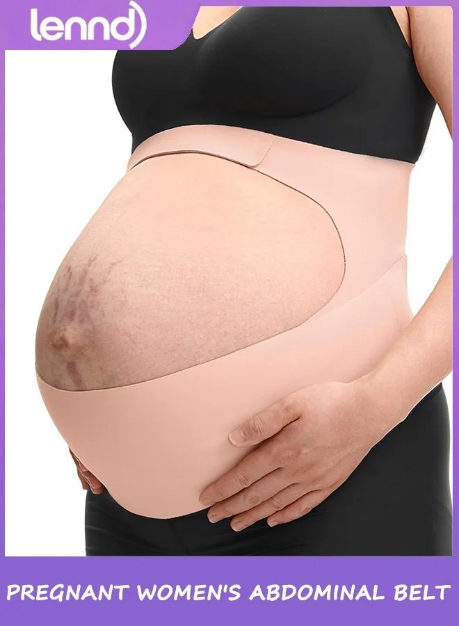 LENND Maternity Support Belt Adjustable Breathable Belly Brace for Pregnancy (One Size) ssng9