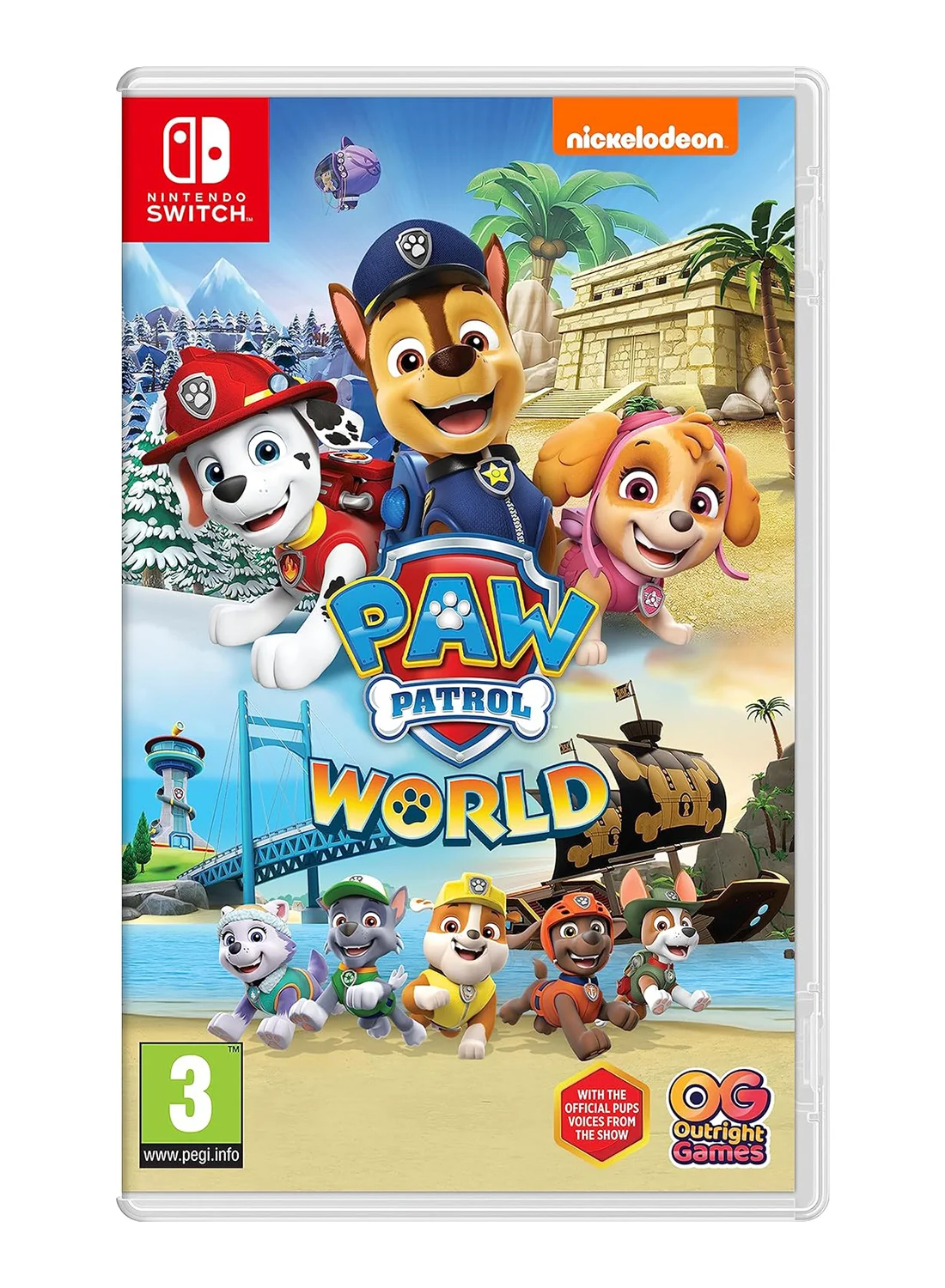 Outright Games Paw Patrol World Adventure Game for Nintendo Switch (Single & Multiplayer) 6a2ha
