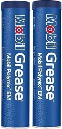 Mobil Polyrex EM High-Performance Electric Motor Bearing Grease (2 Pack, 388 g) ub9eu