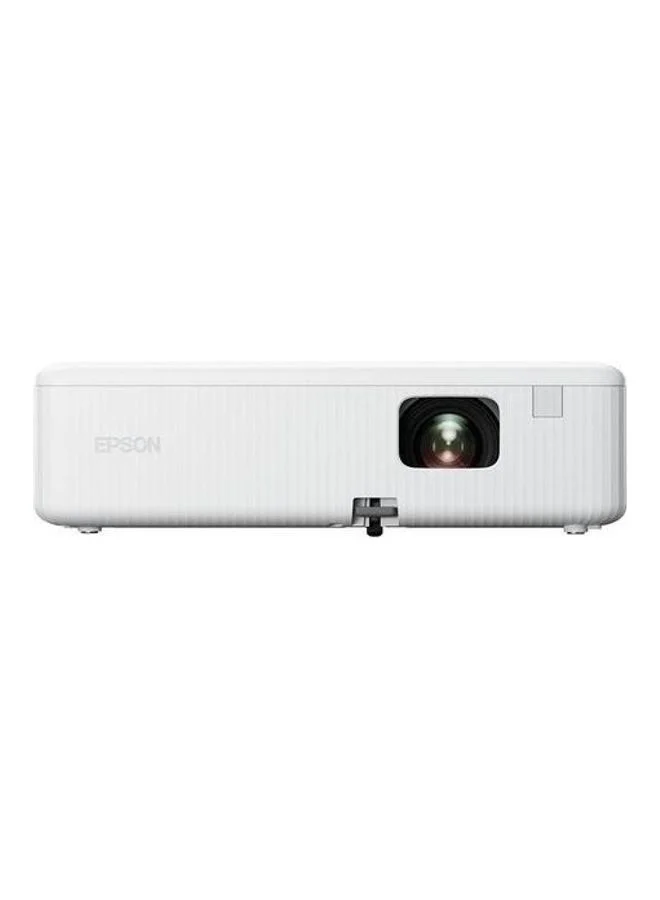 Portable WXGA Projector 3LCD 3000 Lumens Home and Office Multimedia Display (White) 9e2oq
