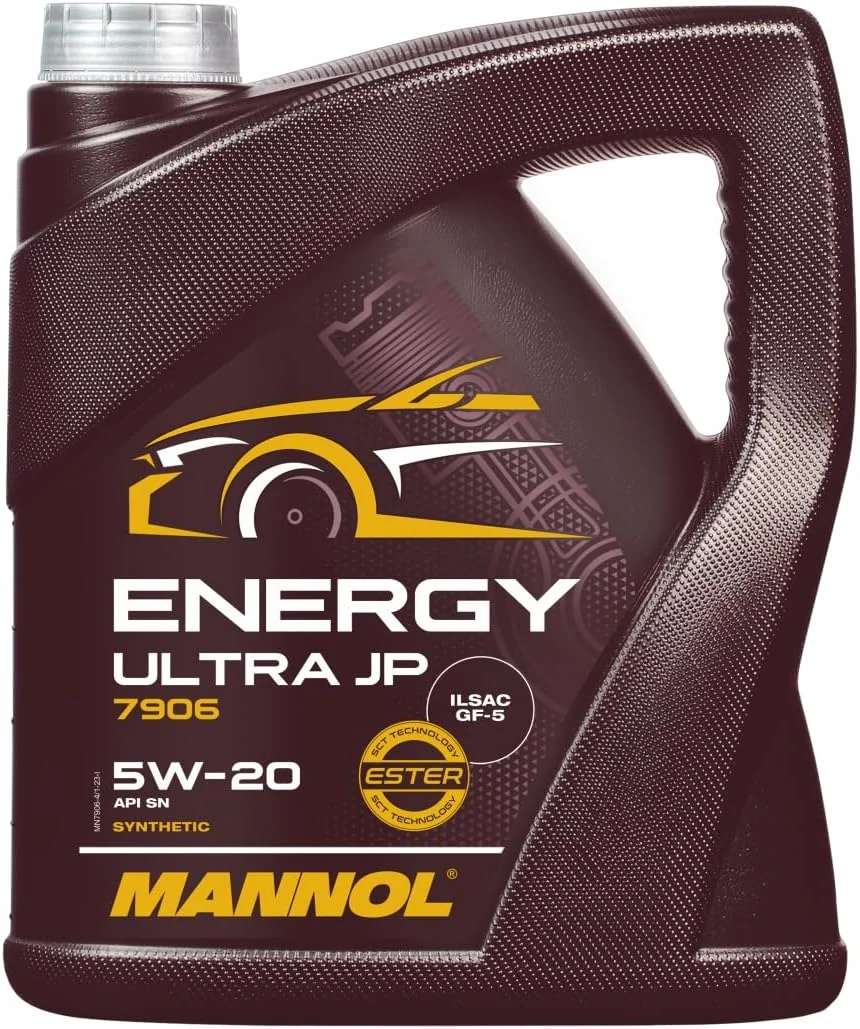 Premium Synthetic Engine Oil 5W-20 High-Performance Lubricant for Gasoline Engines (4 L) tm1gz