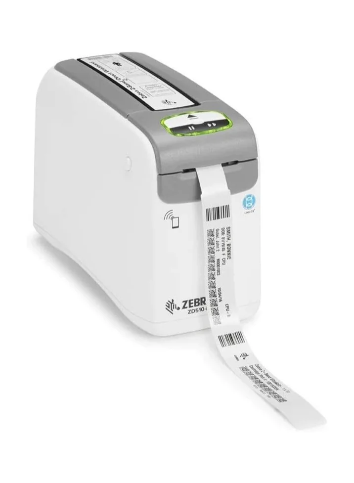 Professional Wristband Thermal Printer High-Resolution 300 DPI Desktop Labeling Solution (USB, Ethernet, BTLE Connectivity) hur34
